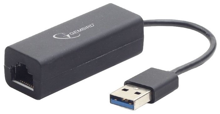 Переходник Gembird USB 3.0 A - RJ-45 0.21 м