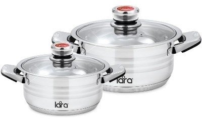 LARA набор кастрюль Adagio LR02-106 сталь 4 в 1