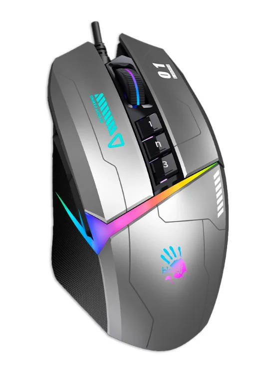 Мышь A4Tech Bloody W60 Max Activated Gun Grey