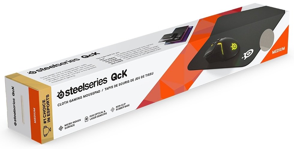 Коврик для мыши SteelSeries QcK M 63004 черный купить,0