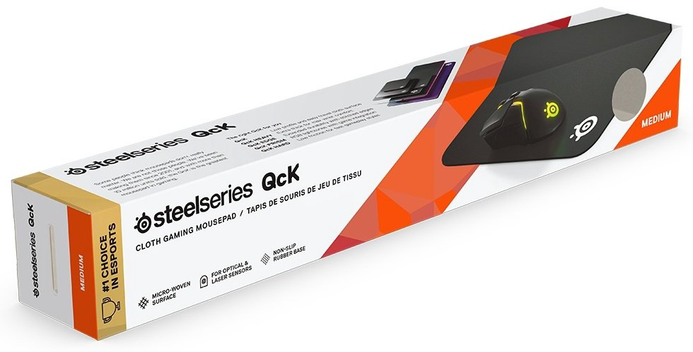 Коврик для мыши SteelSeries QcK M 63004 черный купить,NaN