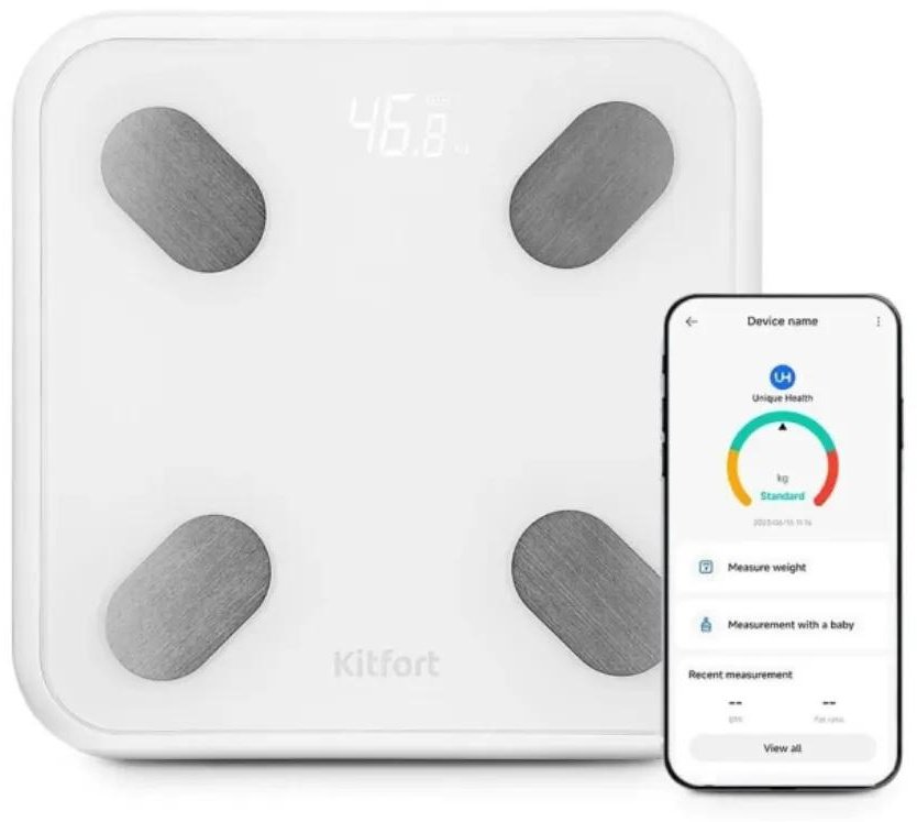Напольные весы Kitfort электронные KT-806 до 150 кг