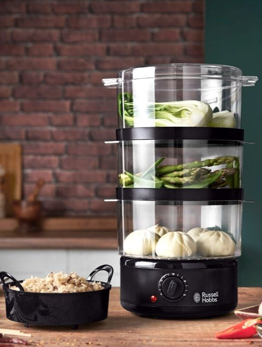 Пароварка Russell Hobbs 26530-56 7 л. черный купить,41988