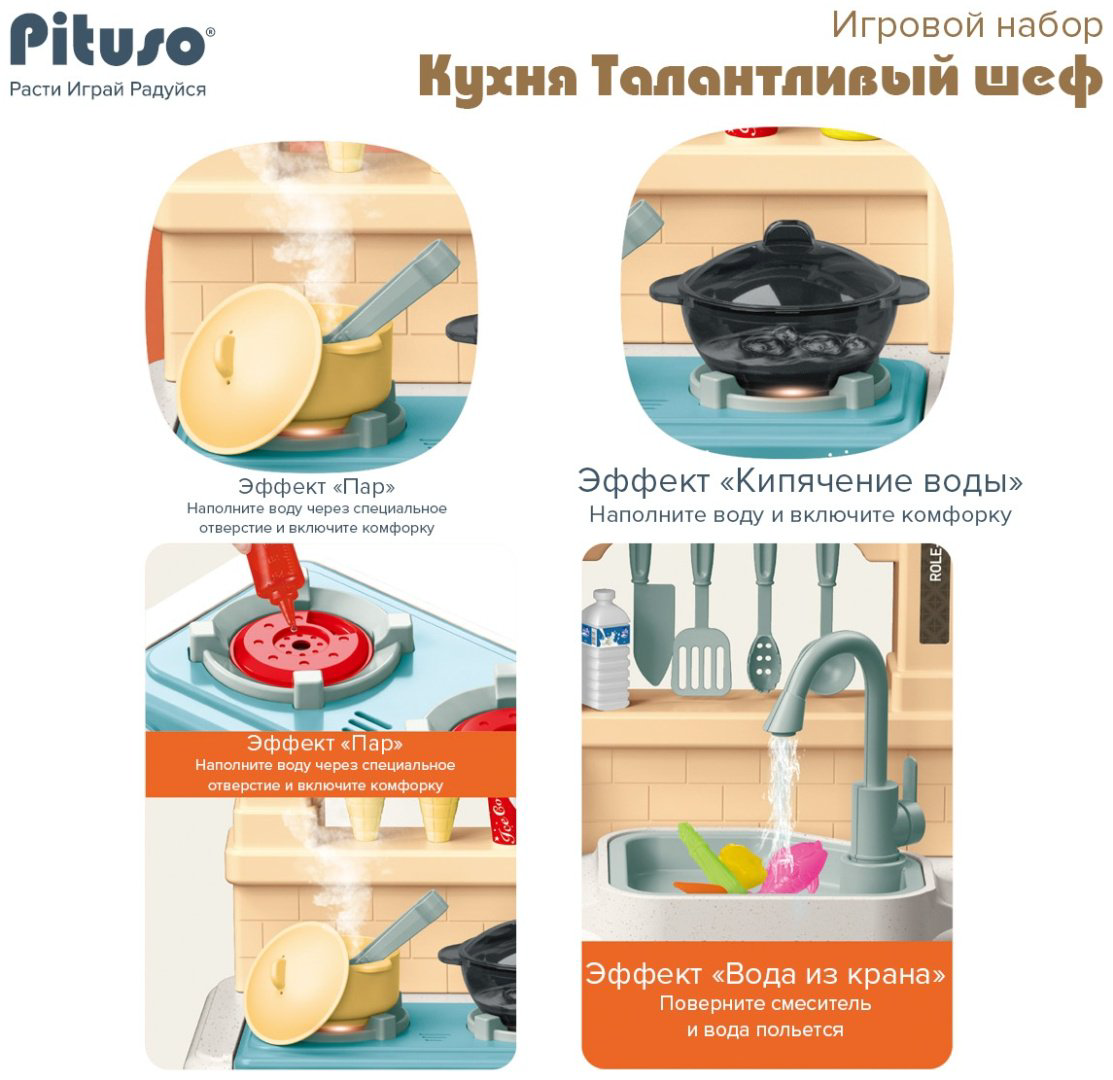 Pituso Кухня Талантливый шеф 77 эл-ов HW21093894 купить,NaN