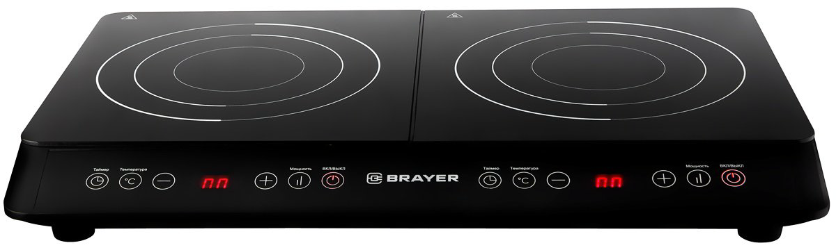 Настольная плита BRAYER 2803BR черный купить,NaN