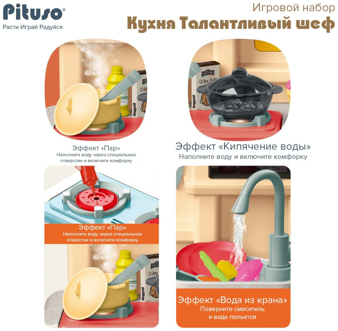 Pituso Кухня Талантливый шеф 85 элементов HW21093896 купить,NaN