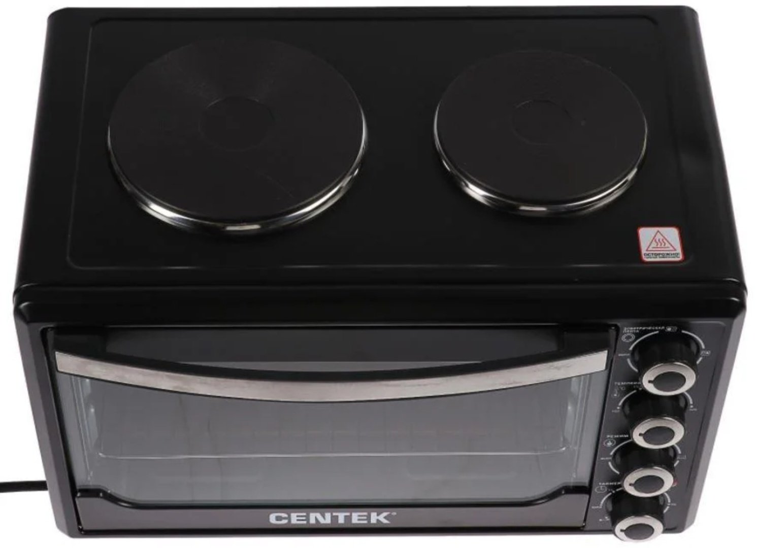 Настольная электропечь CENTEK CT-1530-36 Plate черный купить,0