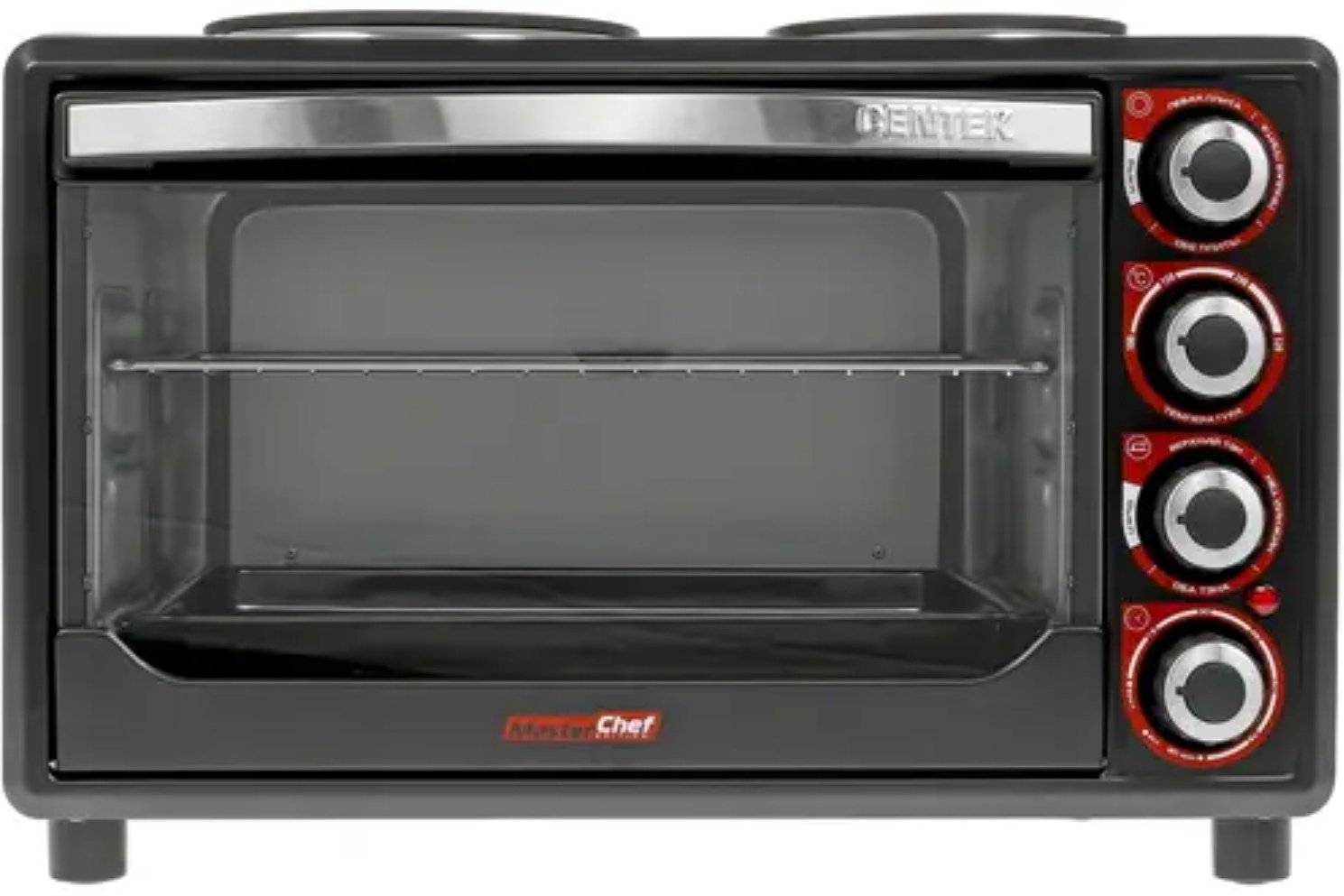 Настольная электропечь CENTEK CT-1530-36 Plate черный купить,0