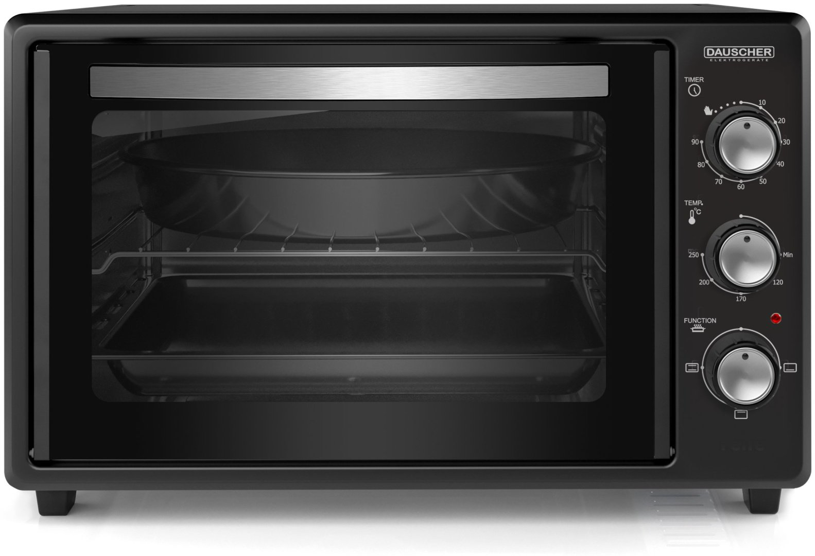 Настольная электропечь DAUSCHER DMO-4800 черный купить,NaN