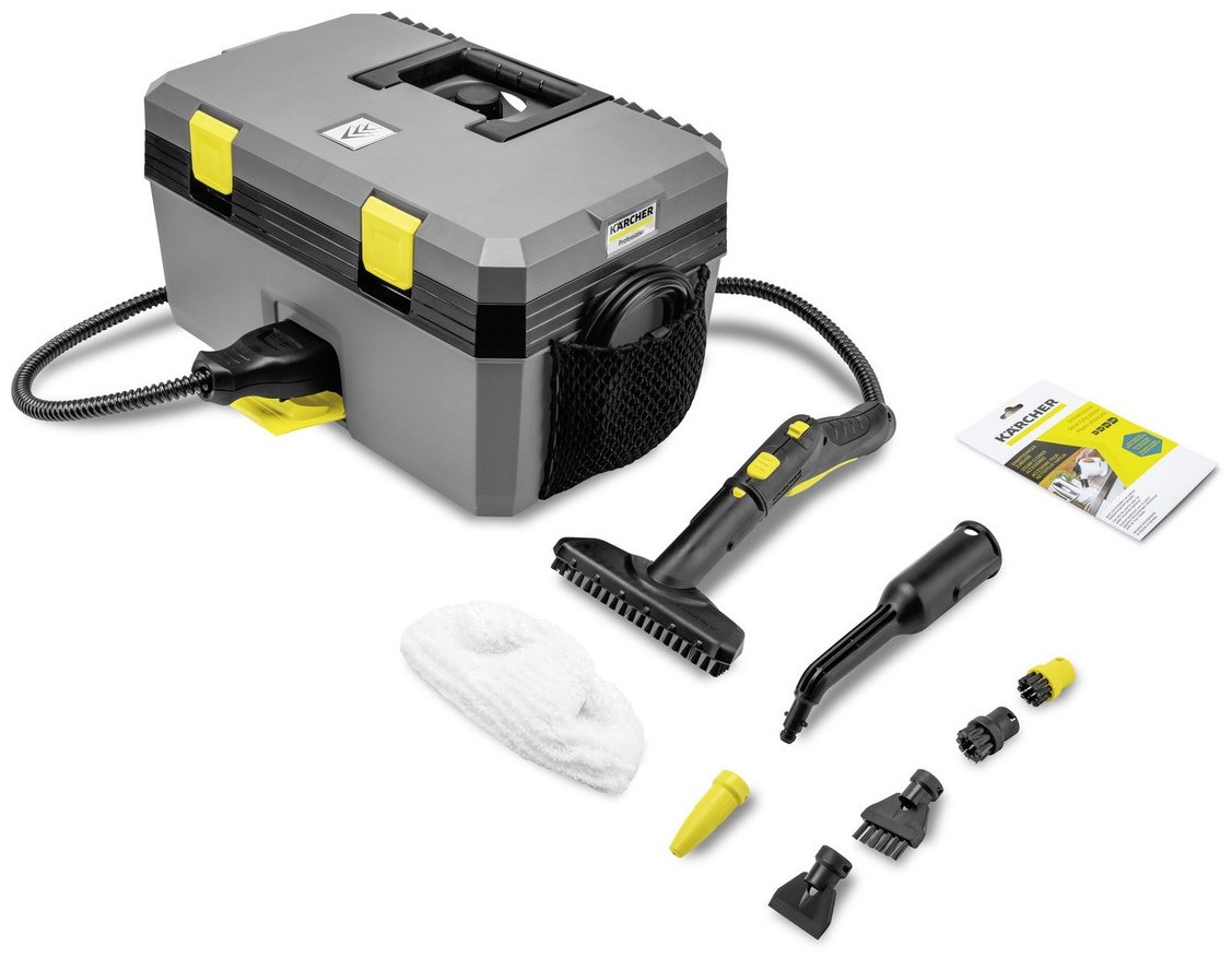 Пароочиститель Karcher SG 4/2 Classic серый, желтый