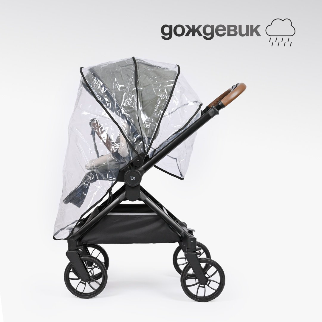 Коляска универсальная 2 в 1 TOMIX Mirage, оливковый купить,NaN