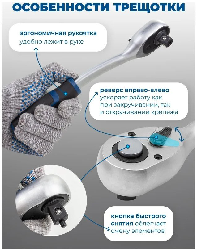 Набор инструментов универсальный 202 в 1 Scheppach Sch-42022-5 купить,108243