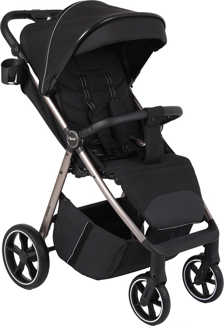 Коляска прогулочная Pituso EMMA ET6/Black, черный