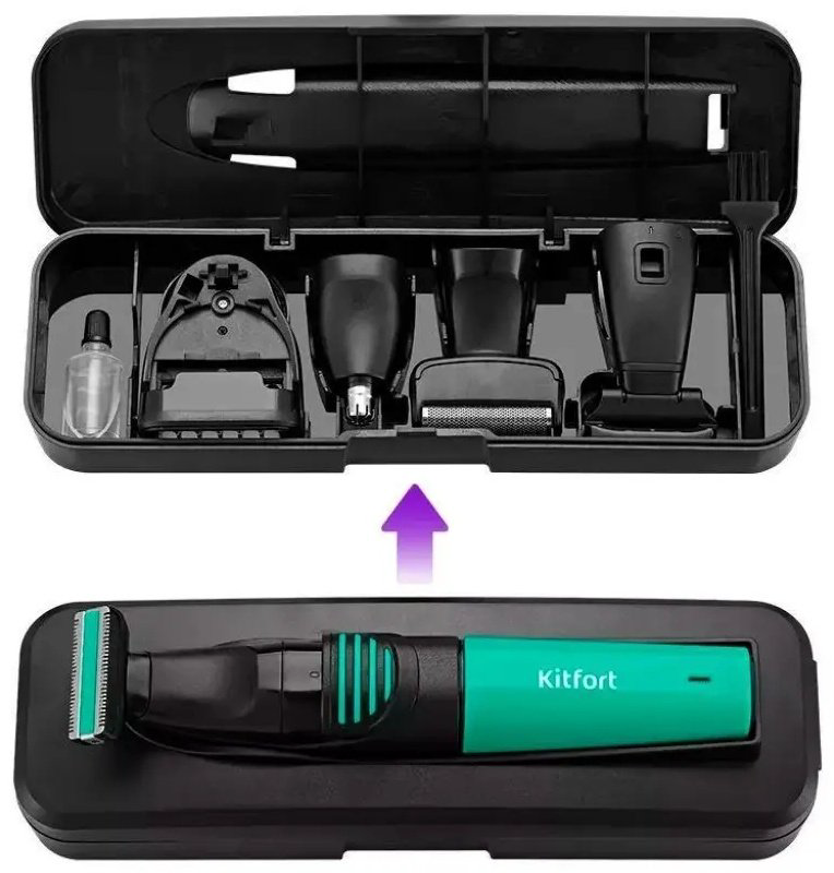 Kitfort триммер для бороды и усов, для ушей, для носа КТ-3139-2 купить,NaN