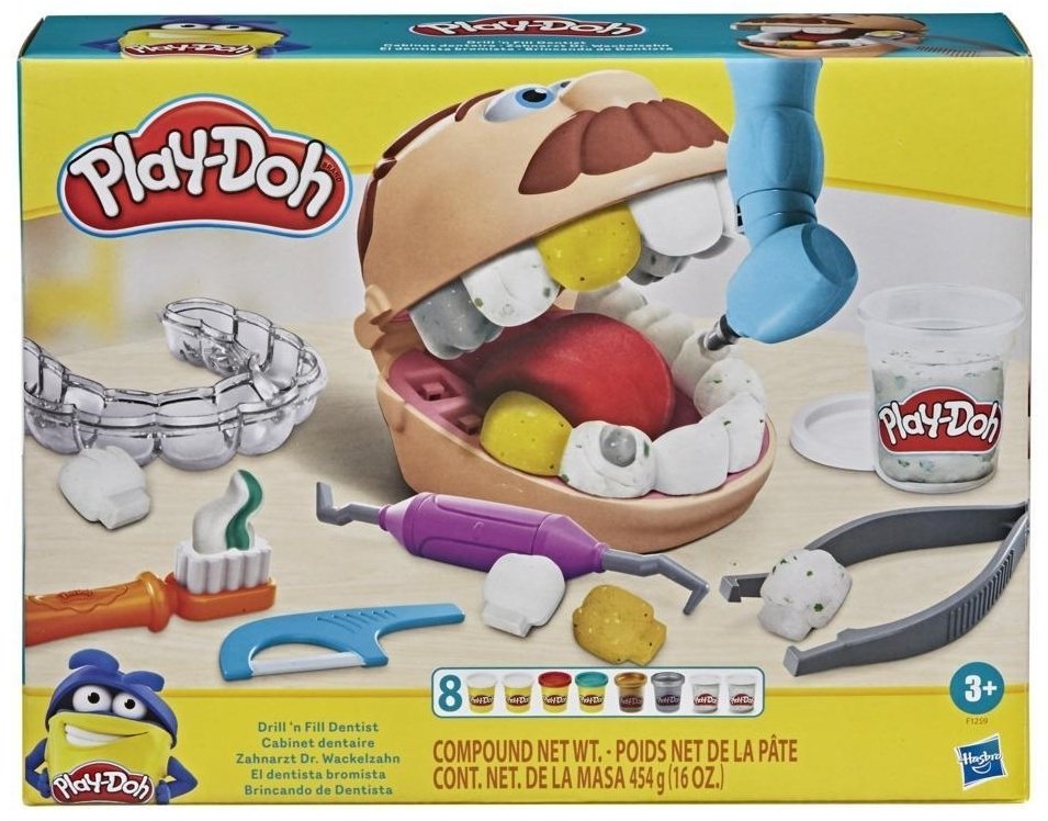 Масса для лепки Hasbro F1259 количество цветов: 8 шт