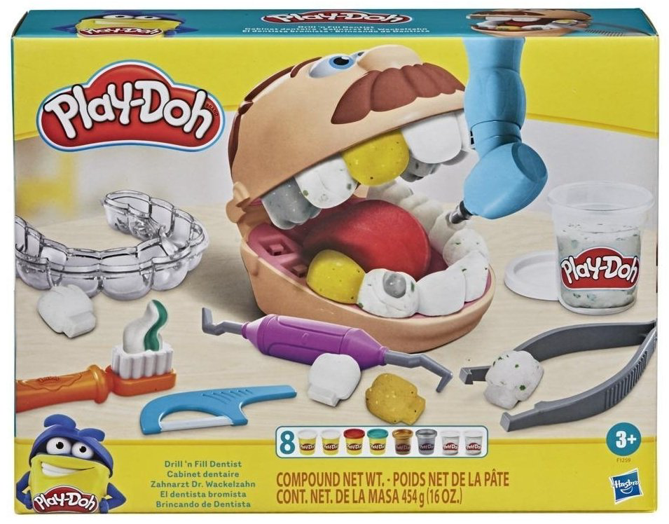 Масса для лепки Hasbro F1259 количество цветов: 8 шт