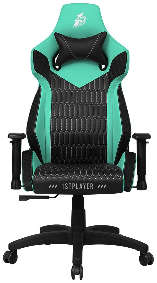 Игровое кресло 1STPLAYER WIN 101/ BKGE, черный, бирюзовый купить,NaN