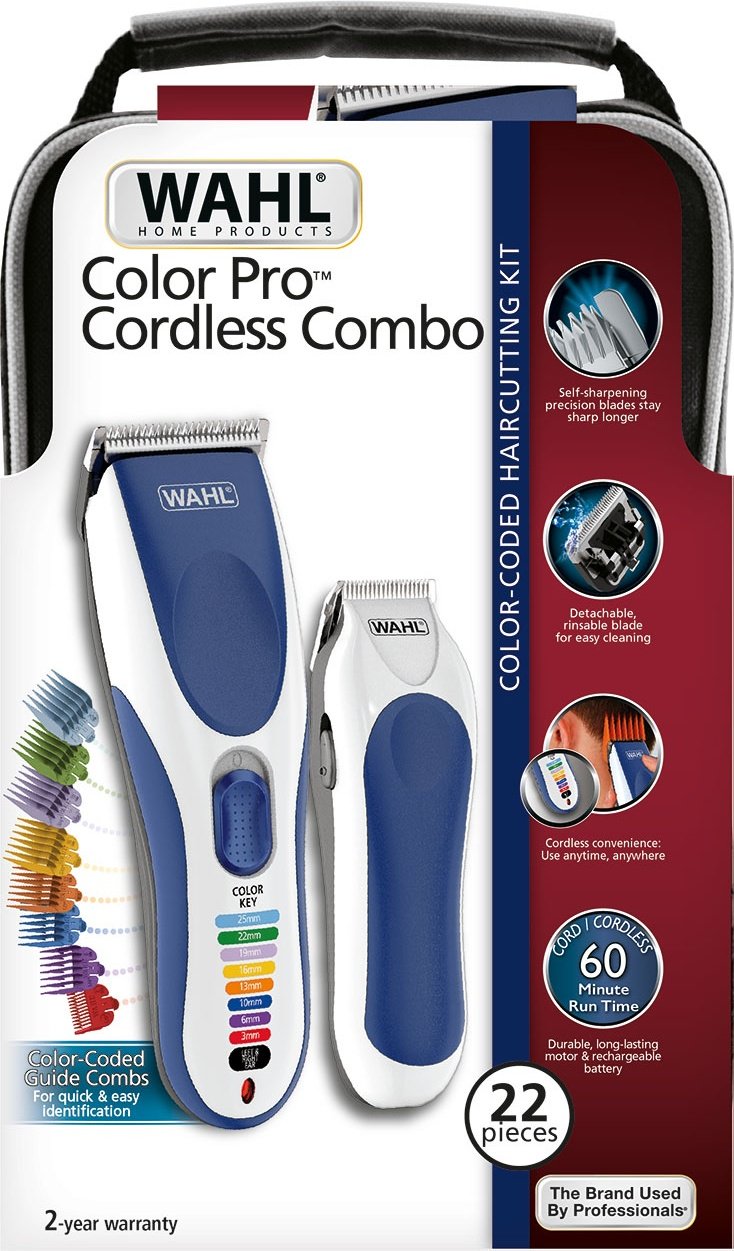 Wahl машинка для стрижки 9649-916 Color Pro Cordless Combo