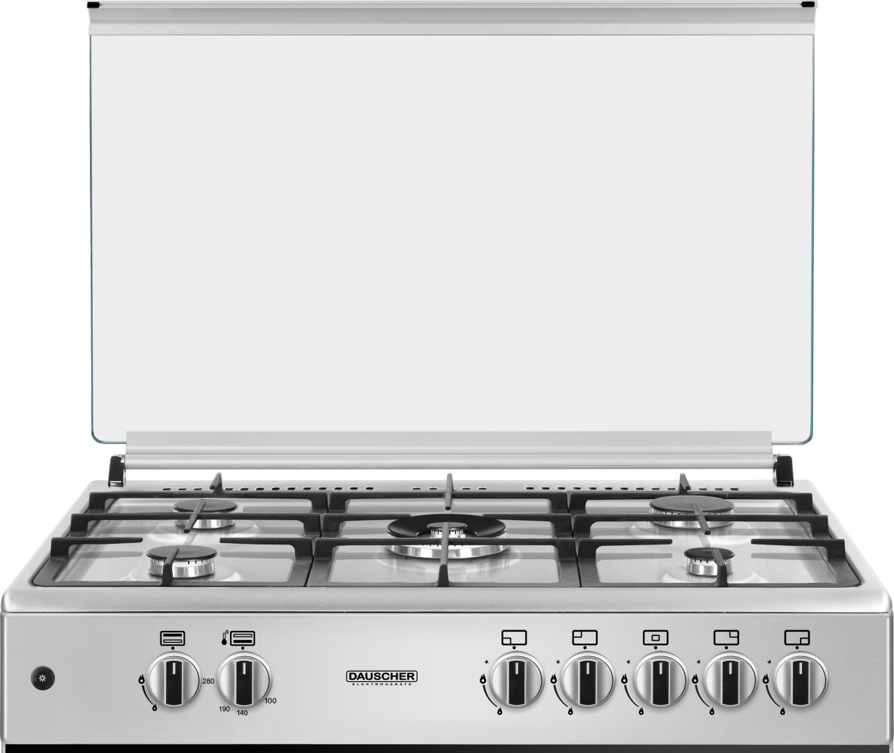 Кухонная плита DAUSCHER E9423LX серебристый купить,NaN