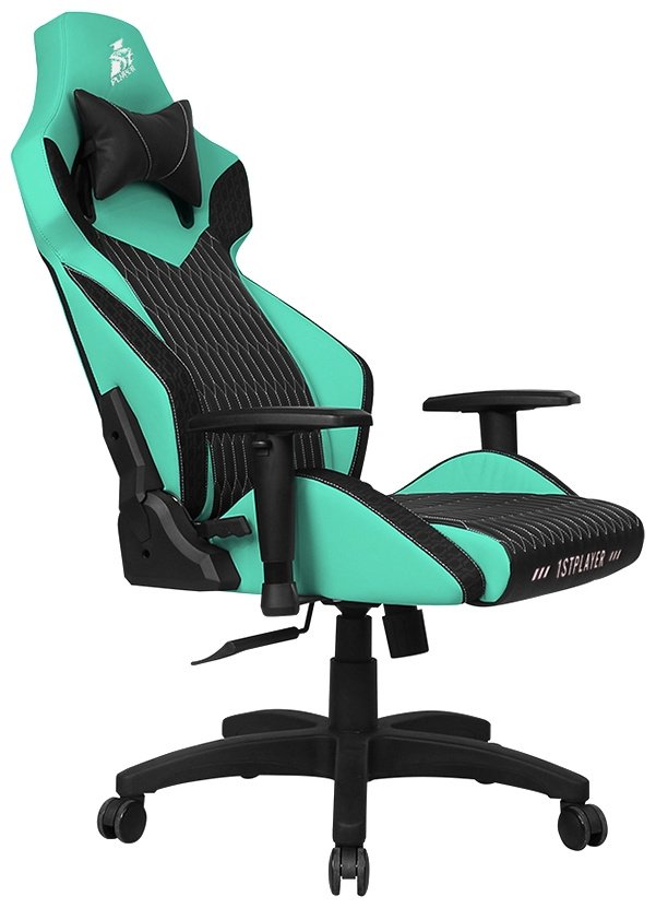 Игровое кресло 1STPLAYER WIN 101/ BKGE, черный, бирюзовый - ForteMarket Игровое кресло 1STPLAYER WIN 101/ BKGE, черный, бирюзовый купить,0