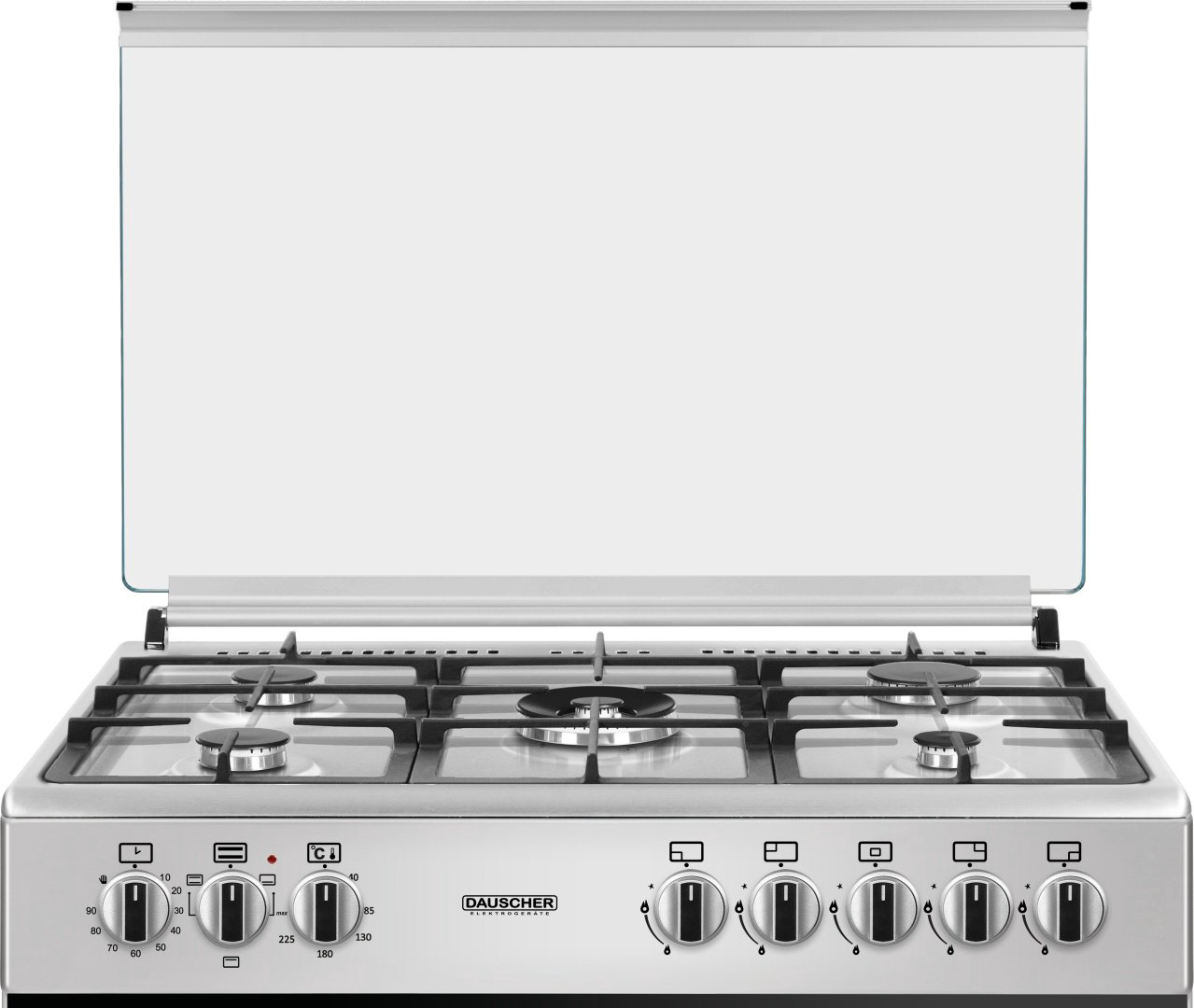 Кухонная плита DAUSCHER E9424LX серебристый купить,NaN
