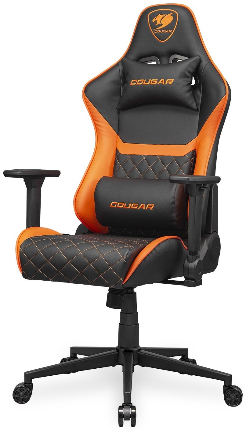 Игровое кресло COUGAR ARMOR One V2, черный, оранжевый купить,0