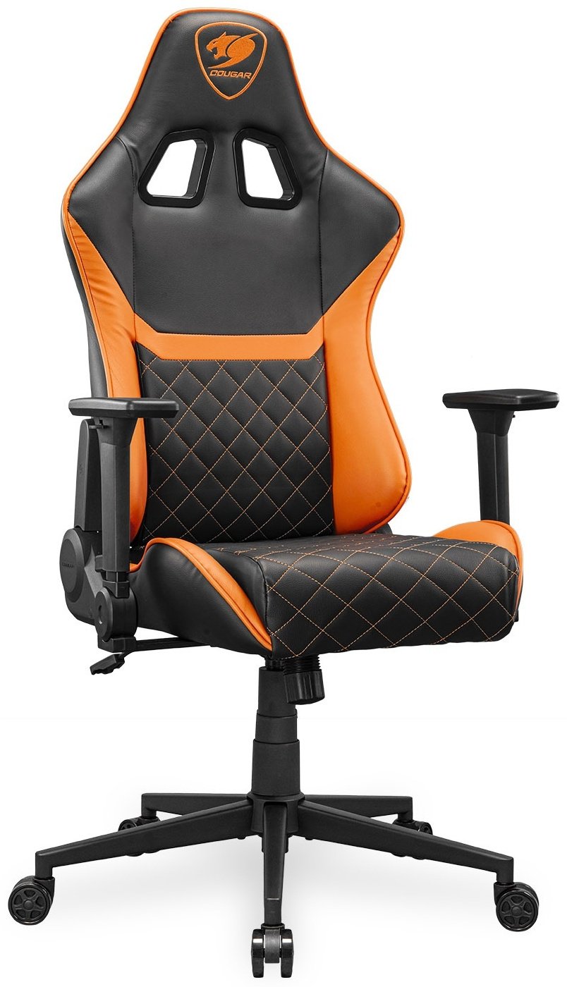 Игровое кресло COUGAR ARMOR One V2, черный, оранжевый купить,0