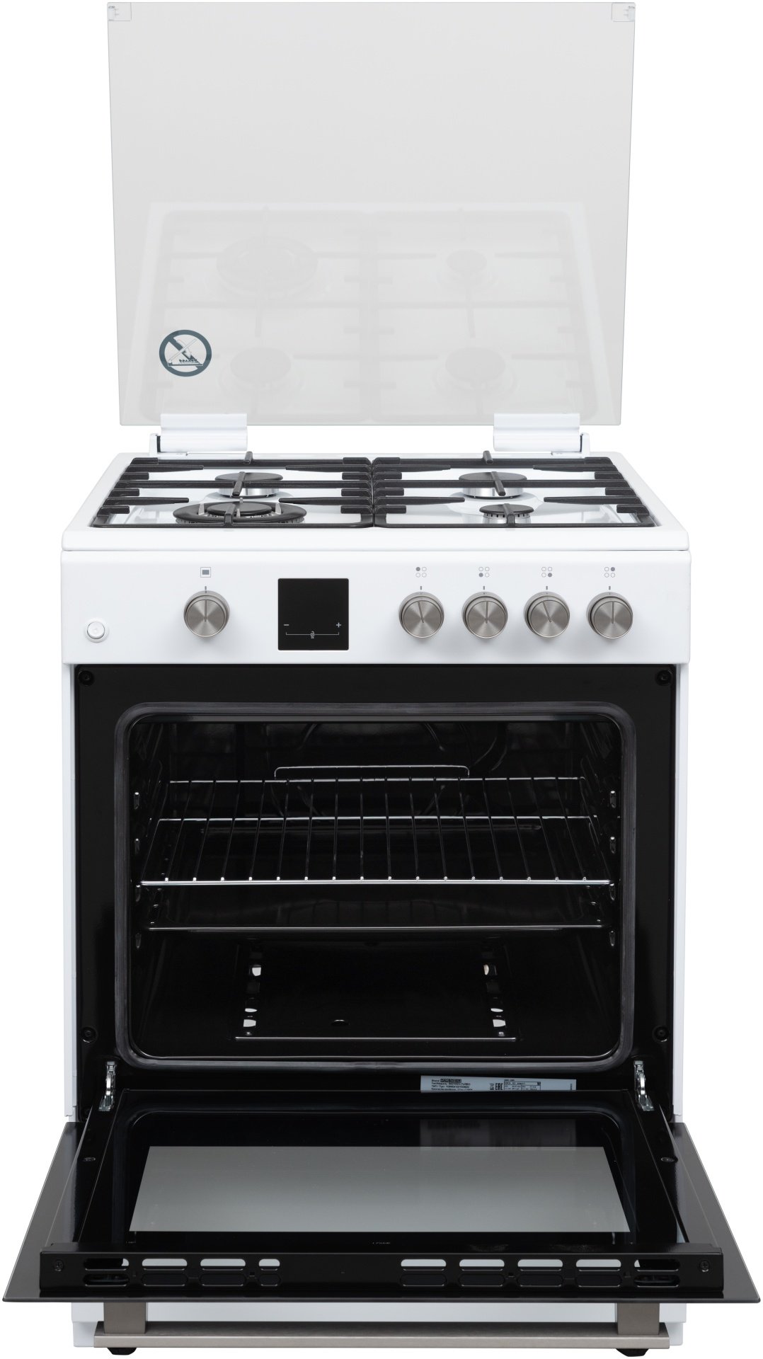 Кухонная плита DAUSCHER E6270WH-TURBO белый - ForteMarket Кухонная плита DAUSCHER E6270WH-TURBO белый купить,0