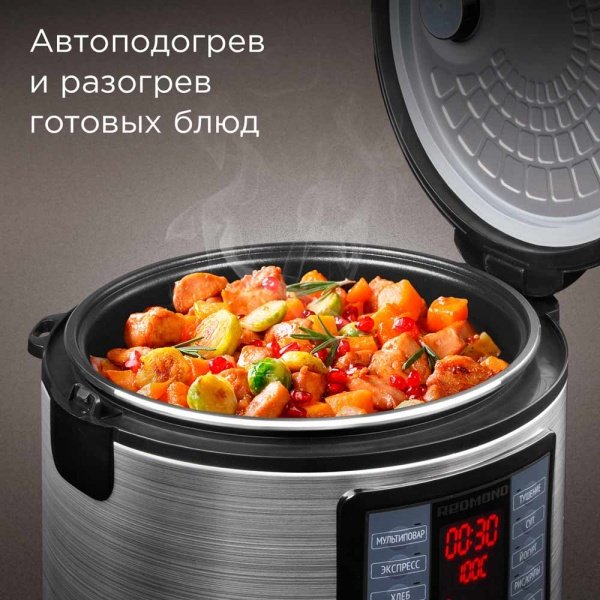 Мультиварка REDMOND MC107 черный, серый - ForteMarket Мультиварка REDMOND MC107 черный, серый купить,0