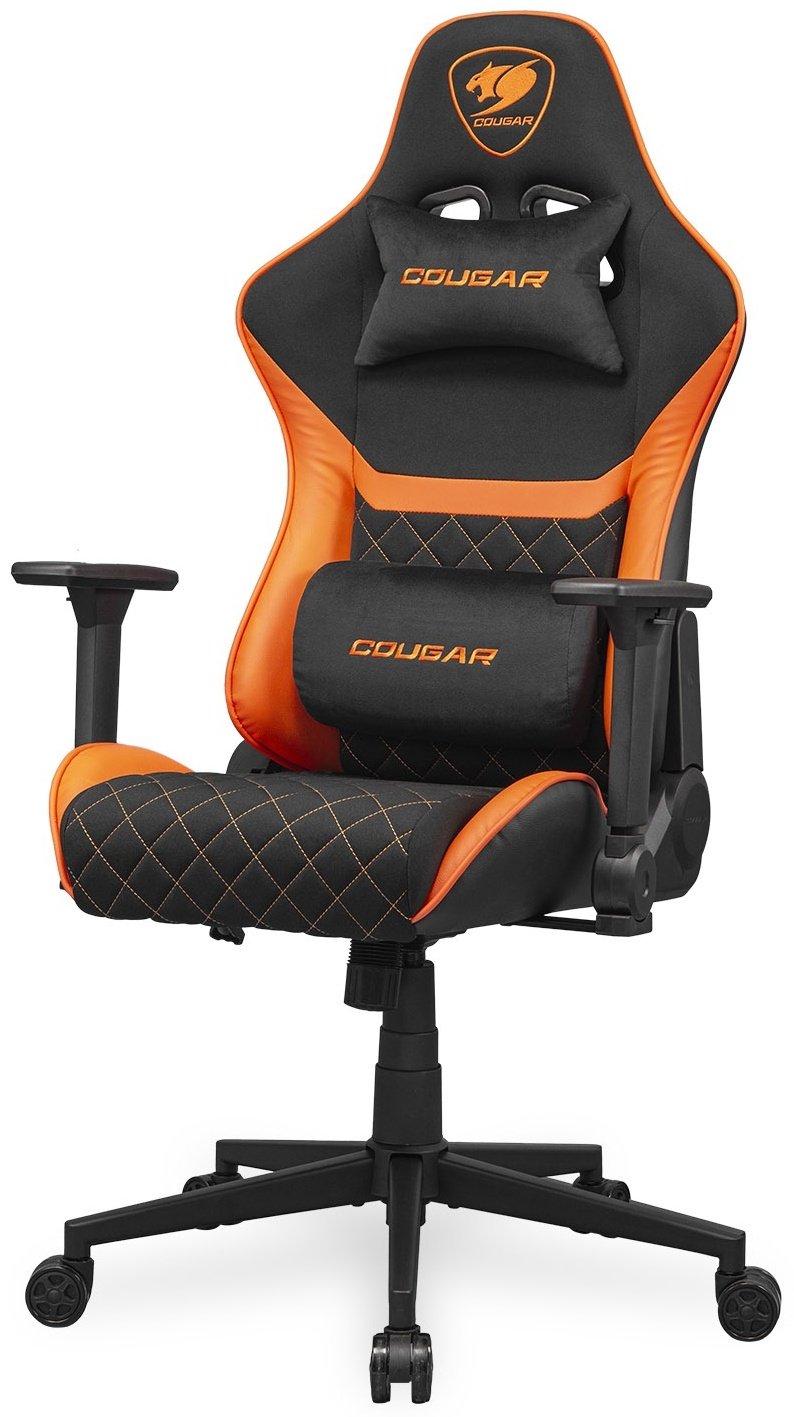 Игровое кресло COUGAR Armor One V2 F, CGR-A2F, черный, оранжевый купить,0