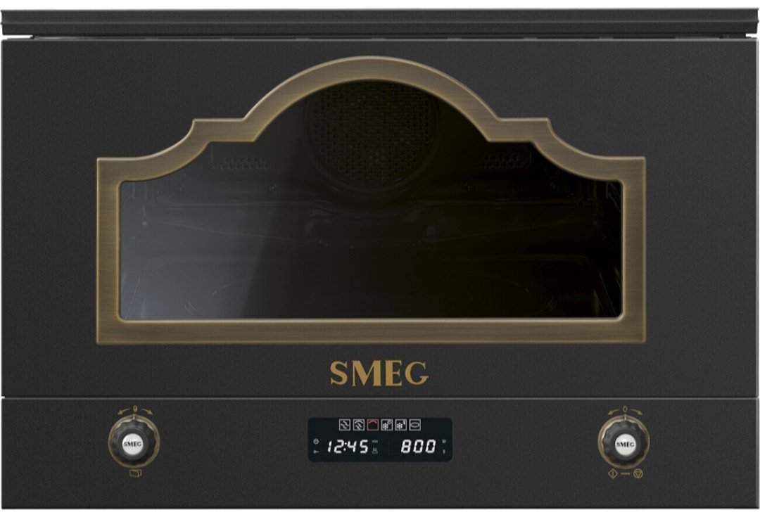Микроволновая печь Smeg MP722AO черный