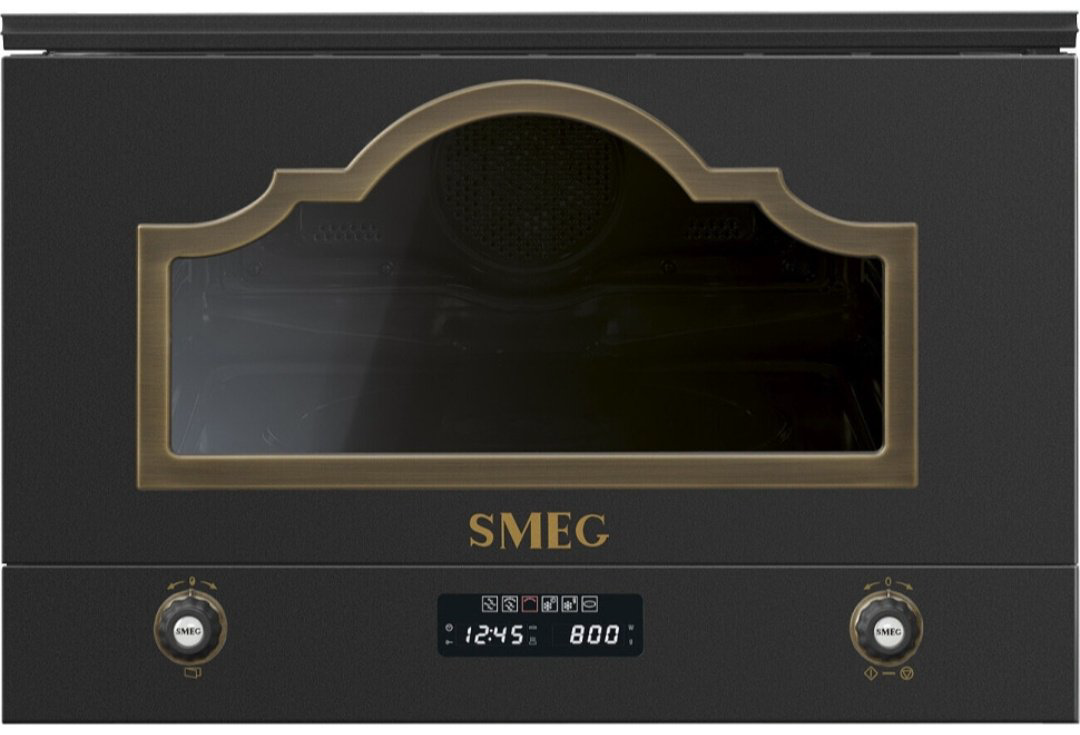 Микроволновая печь Smeg MP722AO черный купить,NaN