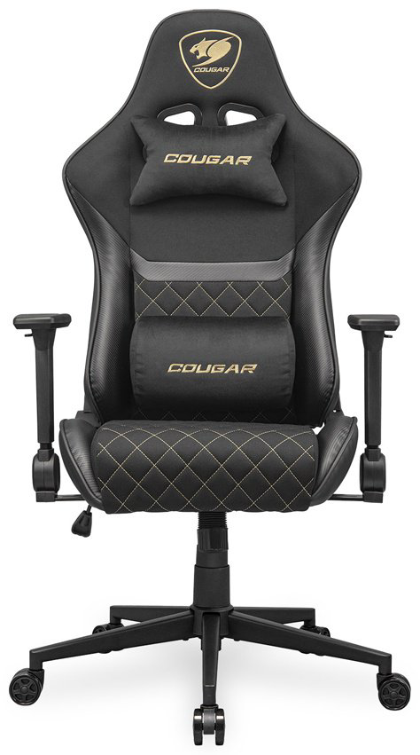 Игровое кресло COUGAR Armor One V2 Gold F CGR-A2F-GLB, черный купить,NaN
