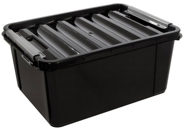 Полимербыт ящик Full Black 4350804 41x29.5x18.3 см, пластик купить,0