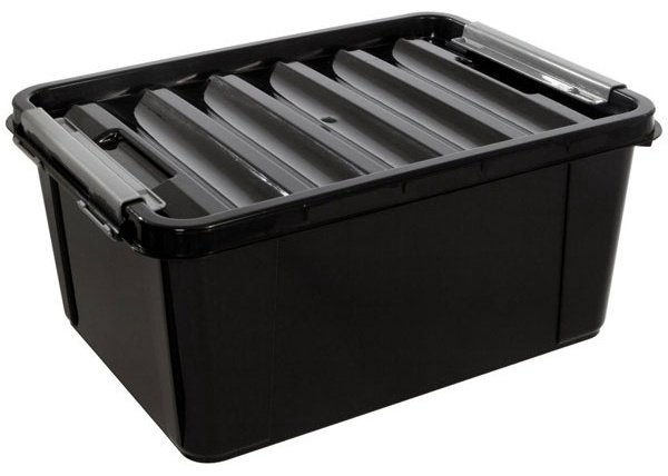Полимербыт ящик Full Black 4350804 41x29.5x18.3 см, пластик купить,NaN