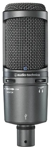 Микрофон Audio-Technica AT2020 USB PLUS черный купить,0