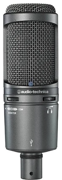 Микрофон Audio-Technica AT2020 USB PLUS черный