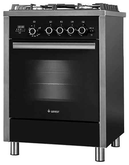 Кухонная плита GEFEST ПГ 6700-04 черный