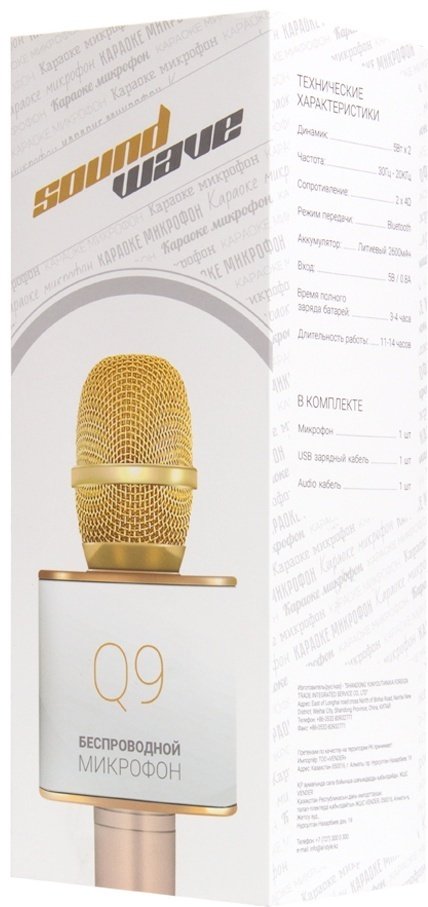 Микрофон Sound Wave Q9 купить,0