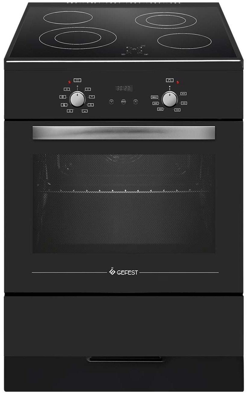 Кухонная плита GEFEST ЭП Н Д 6560-03 S058 черный