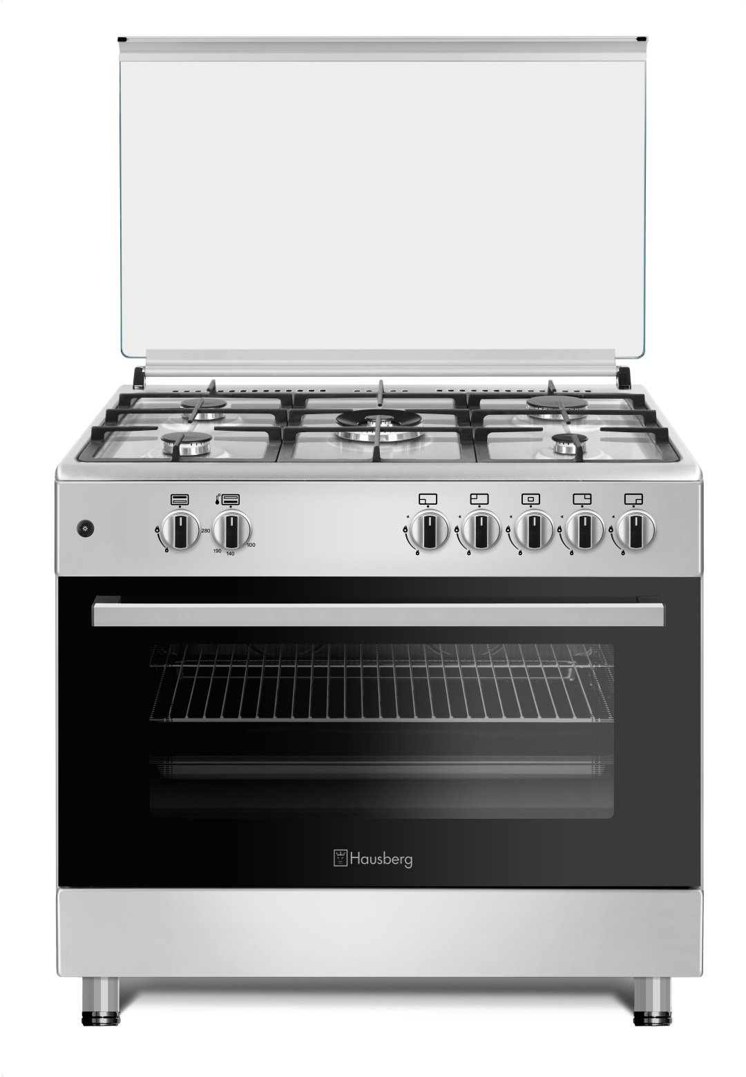 Кухонная плита Hausberg HC-9200SS серебристый