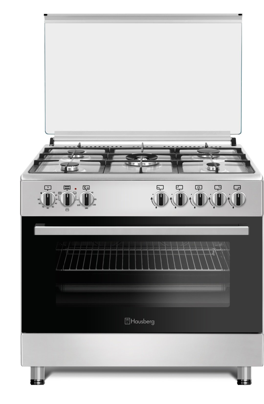 Кухонная плита Hausberg HC-9300SS серебристый