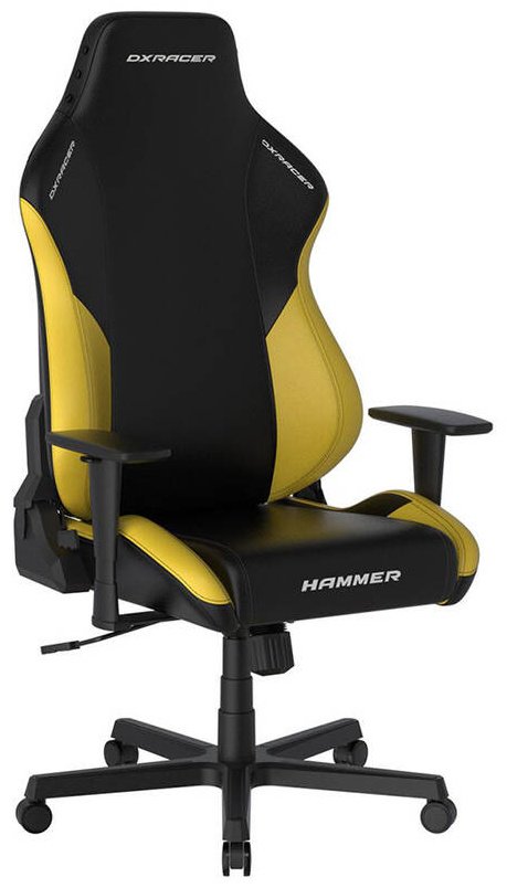 Игровое кресло DXRacer Hammer GC/LHE23LTA/NY, черный, желтый