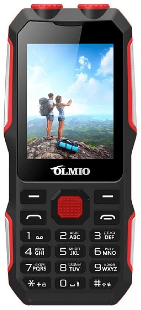 Мобильный телефон OLMIO X02 черно-красный купить,NaN