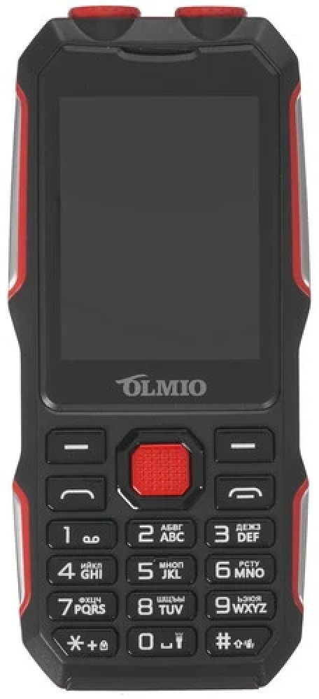 Мобильный телефон OLMIO X02 черно-красный - ForteMarket Мобильный телефон OLMIO X02 черно-красный купить,0