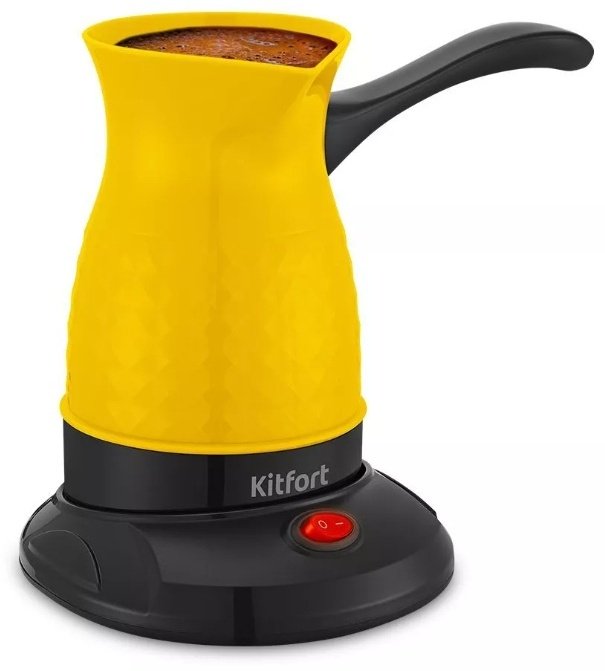 Кофеварка Kitfort КТ-7130-1 желтый
