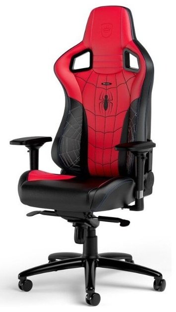 Игровое кресло Noblechairs EPIC Spider-Man Special Edition, черный, красный - ForteMarket Игровое кресло Noblechairs EPIC Spider-Man Special Edition, черный, красный купить,0