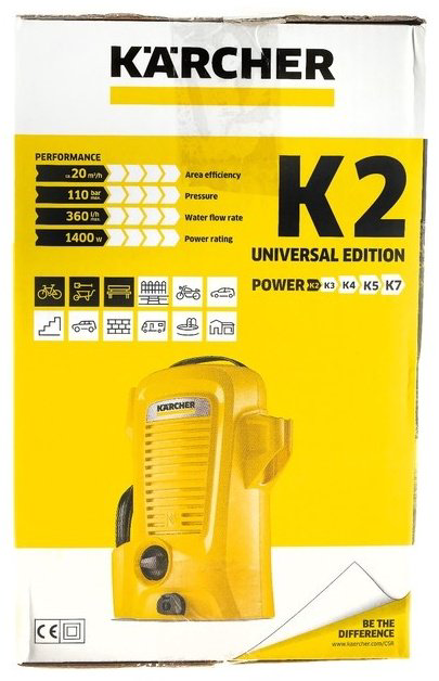 Мойка высокого давления Karcher электрический 110 бар, K 2 Universal Edition купить,NaN