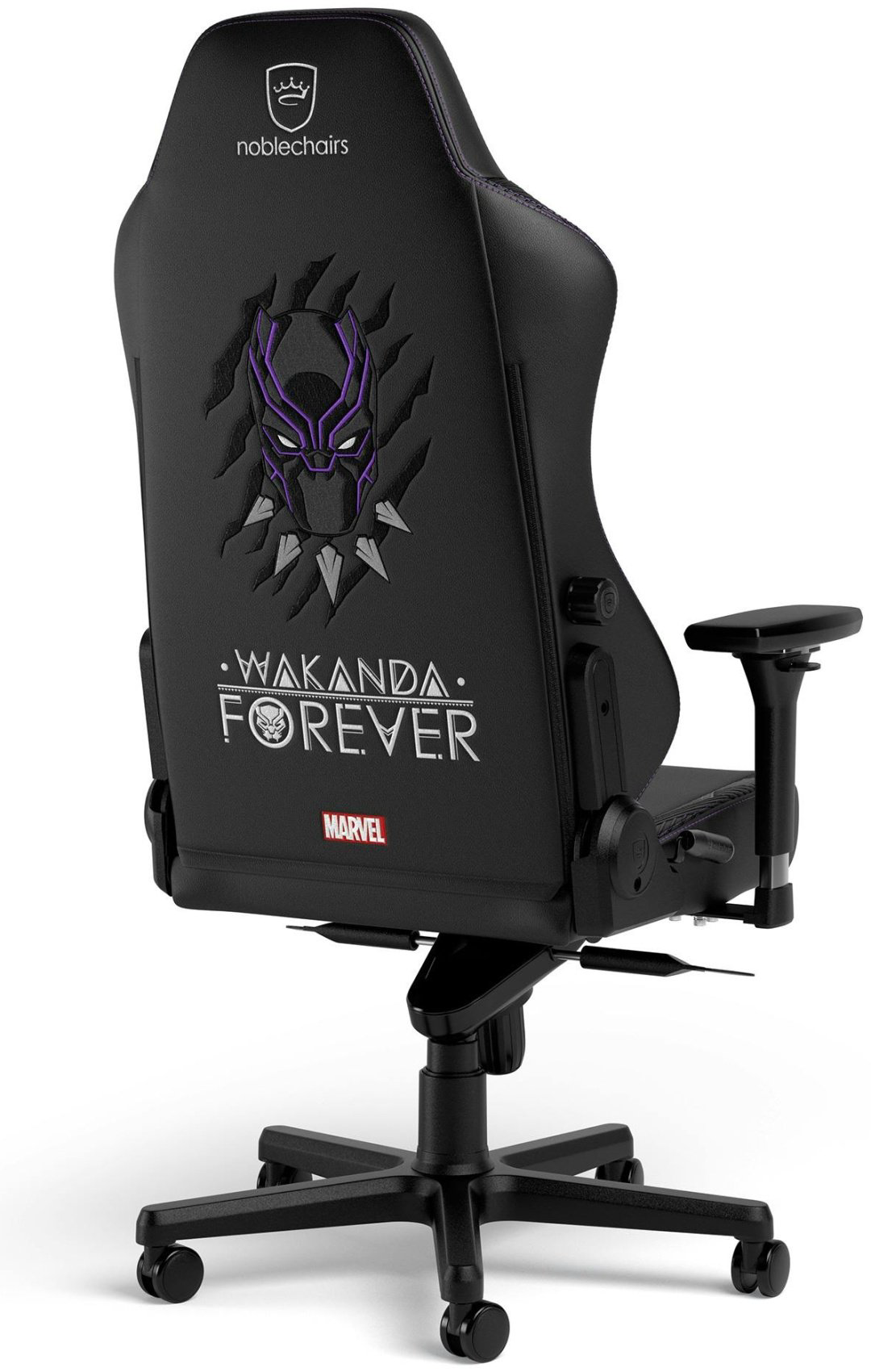 Игровое кресло Noblechairs NBL-HRO-PU-BPE, черный купить,NaN