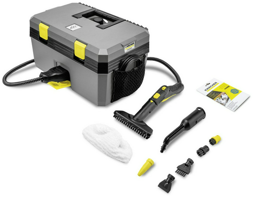 Пароочиститель Karcher SG 4/2 Classic серый, желтый